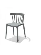 Windson stacking chair green, polypropylene, 54x53x75cm (WxDxH), 50903