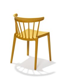 Windson stacking chair oker yellow, polypropylene,...
