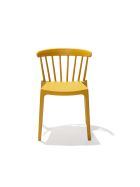 Windson stacking chair oker yellow, polypropylene, 54x53x75cm (WxDxH), 50904