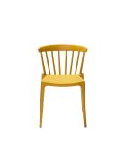 Windson stacking chair oker yellow, polypropylene, 54x53x75cm (WxDxH), 50904