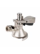 Keg stopper GDW New flat keg type A with 5/8 "beer & 3/4" Co² outlet