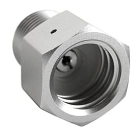 Untertheke Zapfanlage 35l mit Edelstahl Schwarzer Schanksäule, Kompensatorschankhahn, CO², Uhr, Schläuchen und Keg