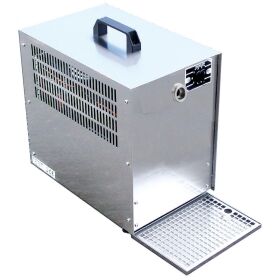 Under-counter - dispensing system 60l with black dispensing column, compensator tap, CO², clock, hoses and keg