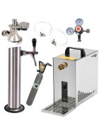 Under-counter complete set 30ltr with stainless steel tubular column