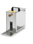 Untertheken Zapfanlage 35l mit Schanksäule schwarz, Kompensatorschankhahn, CO², Uhr, Schläuchen und Keg