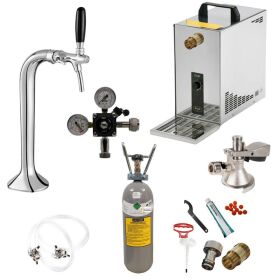 Under-counter complete set 30ltr with dispensing column...