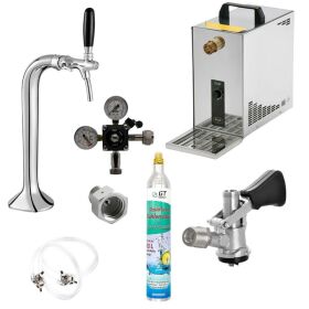 Under-counter complete set 30ltr with dispensing column...