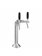 Under-counter complete set 2 lines 60ltr with dispensing column Classic Elegant 1 x A & S Keg Coupler