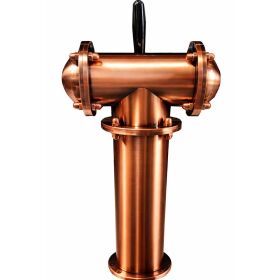 Beer Tower "Mr. T" Bronze 1 leitig mit Kompensatorschankhahn