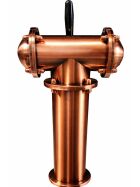 Beer Tower "Mr. T" Bronze 1 leitig mit Kompensatorschankhahn