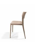 Wing Chair Sand Beige, Stapelstuhl Kunststoff, 50919