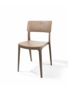Wing Chair Sand Beige, Stapelstuhl Kunststoff, 50919