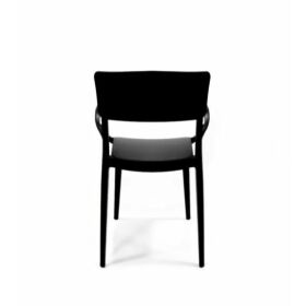 Wing Chair Stuhl mit Armlehne in versch. Farben Black