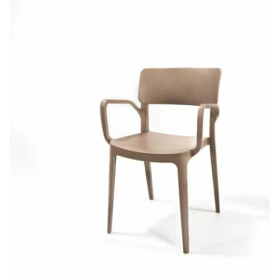 Wing Chair Stuhl mit Armlehne in versch. Farben Beige