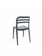 Wave Chair Anthrazit, Stapelstuhl Kunststoff, 50925