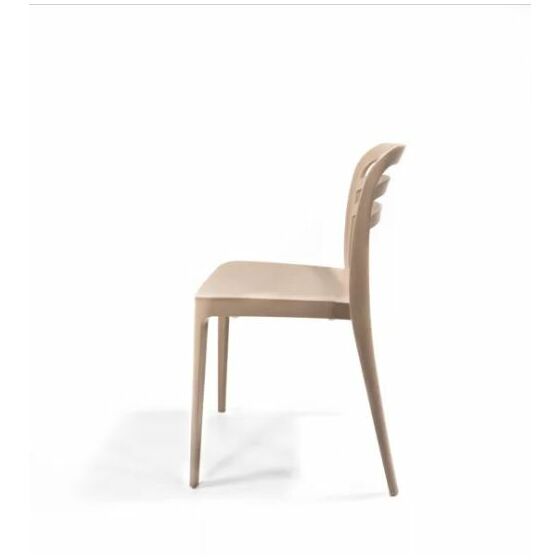 Wave Chair Sande Beige, Stapelstuhl Kunststoff, 50927