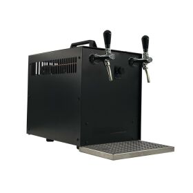 Dry cooler beer case black 2-line 60l incl. drip tray...