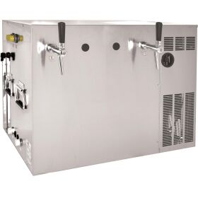 Dispensing system combination device wet cooler & flow cooler with pump 100l/200 l/h 2 or 4 lines 7mm or 10mm