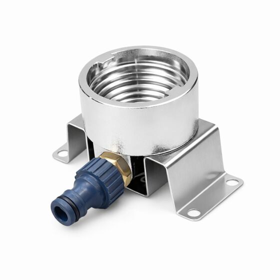 Korbkeg Reinigungsadapter 1/2" Hahnstück- Ausgang für Wasserschläuche