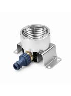 Korbkeg Reinigungsadapter 1/2" Hahnstück- Ausgang für Wasserschläuche