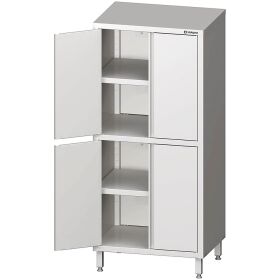 Stalgast Edelstahl Hochschrank mit Flügeltüren,...