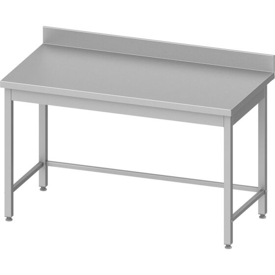 Arbeitstisch ECO ohne Grundboden 1200x700x850 mm, mit Verstrebung und Aufkantung, Selbstmontage