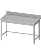 Arbeitstisch ECO ohne Grundboden 600x600x850 mm, mit Verstrebung und Aufkantung, Selbstmontage