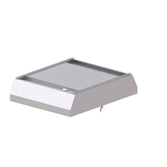 Deckenhaube "Basic Line", Trapezform 3800 mm x 1800 mm mit Flammschutzfilter Typ B