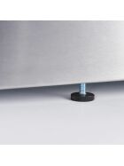 Gas-Griddleplatte, verchromt als Tischgerät, Serie 700 ND - gerillt 400x700x250 mm (BxTxH)