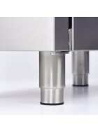 Gas-Griddleplatte, verchromt als Tischgerät, Serie 700 ND - glatt 400x700x250 mm (BxTxH)