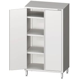 Stalgast Edelstahl Hochschrank mit Flügeltüren,...