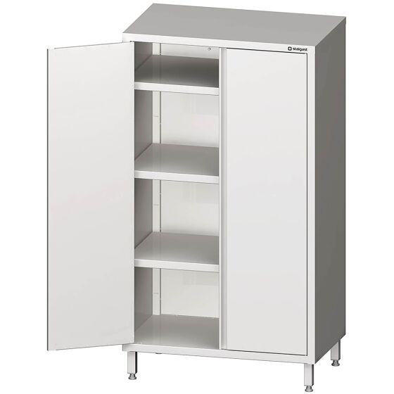 Stalgast Edelstahl Hochschrank mit Flügeltüren, 800x700x1800 mm, verschweißt