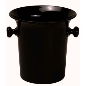 Sparkling wine / champagne bucket 4 liters, glossy black