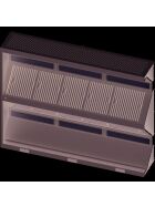 Induktions-Deckenhaube mit Kompensation "Expert Line", Kastenform  4000 mm x 1800 mm mit LC2 Typ A Zyklonen-/Labyrinthfilter