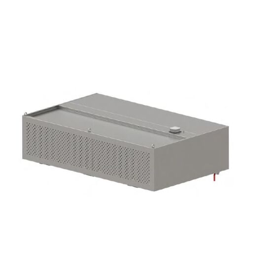 Induktions-Wandhaube mit Kompensation "Expert Line", 1200x1200x450 mm,  Kastenform mit LC2 Typ A Zyklonen-/Labyrinthfilter