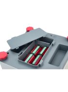 Küchenwaage, Kapazität 15 kg, Teilung  5 g, Abmessung 255 x 305 x 115 mm (BxTxH)