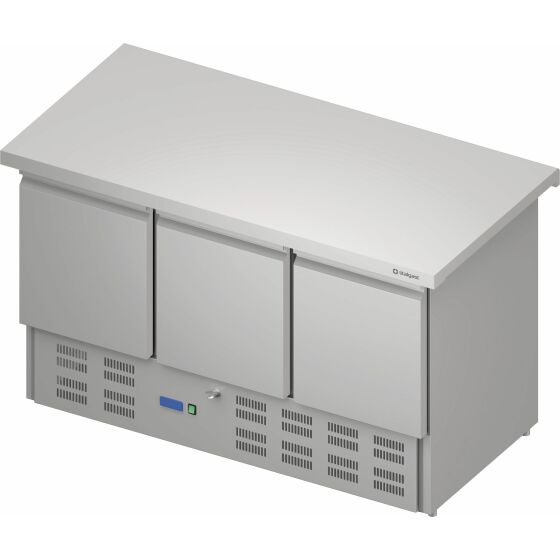 Kühltisch "Free Flow", dreitürig 1465x750x880 mm Granitabdeckung "Standard G1"