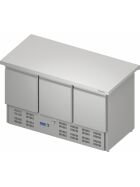 Kühltisch "Free Flow", dreitürig 1465x750x880 mm Granitabdeckung "Standard G1"