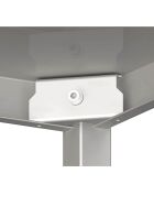 Stalgast Edelstahl Regal mit glatten Böden, 1400x400x1800 mm, Selbstmontage