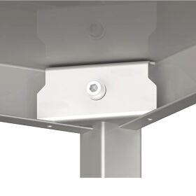 Stalgast Edelstahl Regal mit glatten Böden,...