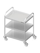 Servierwagen mit drei Böden, 970x755x950 mm, verschweißt