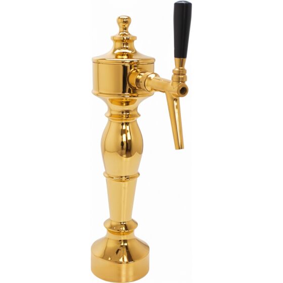 1-leitig Schanksäule Modell "flämische Form" Messing