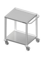 Transportwagen mit zwei Böden, 1305x730x850 mm, verschweißt