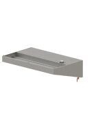 Wandhaube "Expert Line", Schrägform 4800 mm x 1000 mm mit LC2 Typ A Zyklonen-/Labyrinthfilter