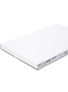 Beschichtetes Backpapier, Zuschnitte je 530x325 mm, 500 Stück, weiß