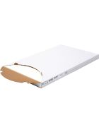 Beschichtetes Backpapier, Zuschnitte je 530x325 mm, 500 Stück, weiß