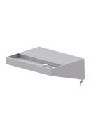 Wandhaube "Basic Line", Schrägform 2300 mm x 800 mm mit Flammschutzfilter Typ B