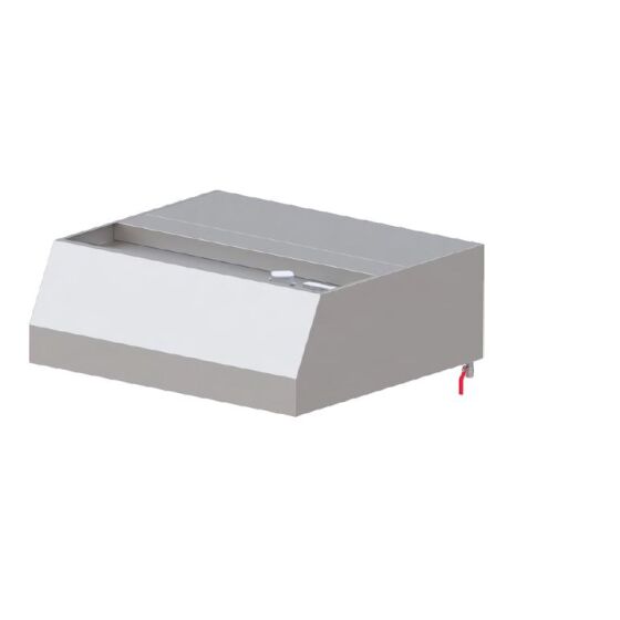 Wandhaube "Basic Line", Trapezform 3000 mm x 900 mm mit Flammschutzfilter Typ B