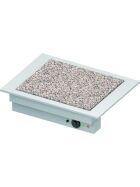 Wärmeplatte "Drop-In" aus Granit 1xGN 1/1 505x620x390 mm Edelstahlabdeckung