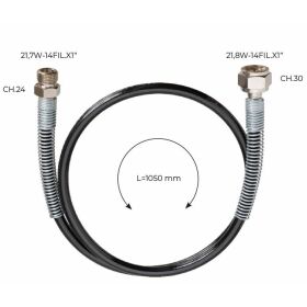 High pressure hose for dispensing systems